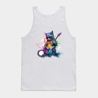 Musical cat Tank Top